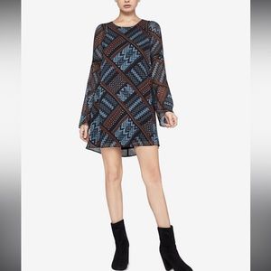 BCBGENERATION Printed Bell-Sleeve Dress